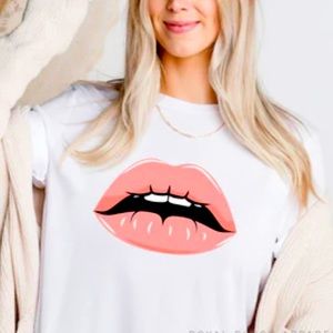 Pink Lip Sweatshirt